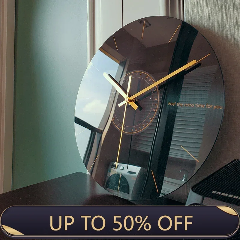 Luxury Lifestyle Watches - Lüks Sessiz Duvar Saati Oturma Odası