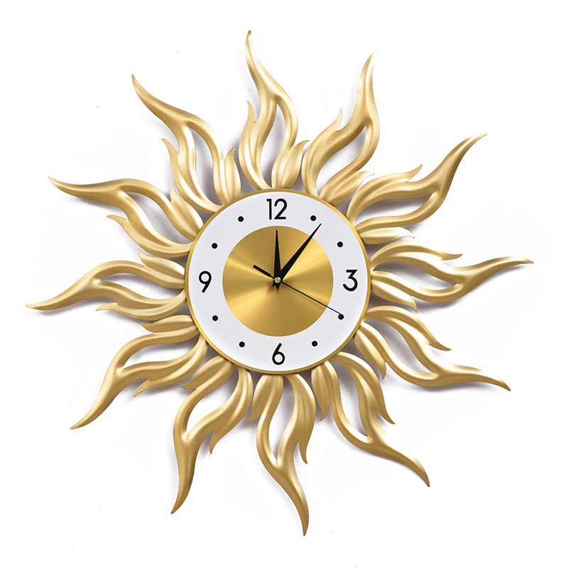 Luxury Lifestyle Watches - İskandinav Altın Duvar Saati Oturma Odası