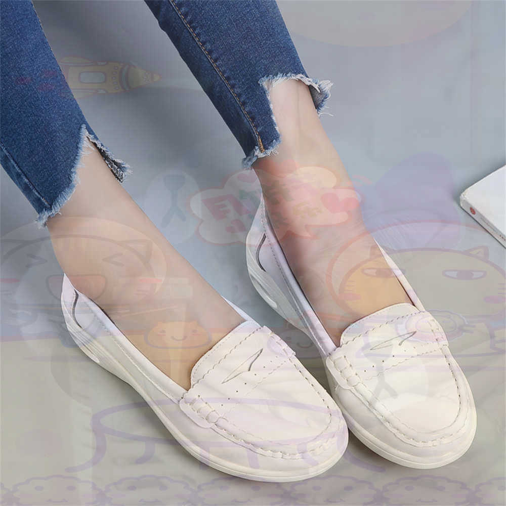 Luxury Lifestyle Team - Yumuşak Slip-on Bayan Büyük Boy Ayakkabı