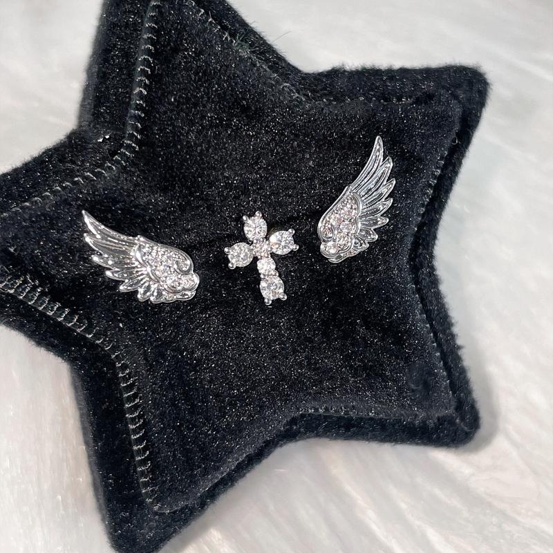 Melek Kanatları Çapraz Küpeler - Luxury Lifestyle Jewelry incelemesi ve fiyatı