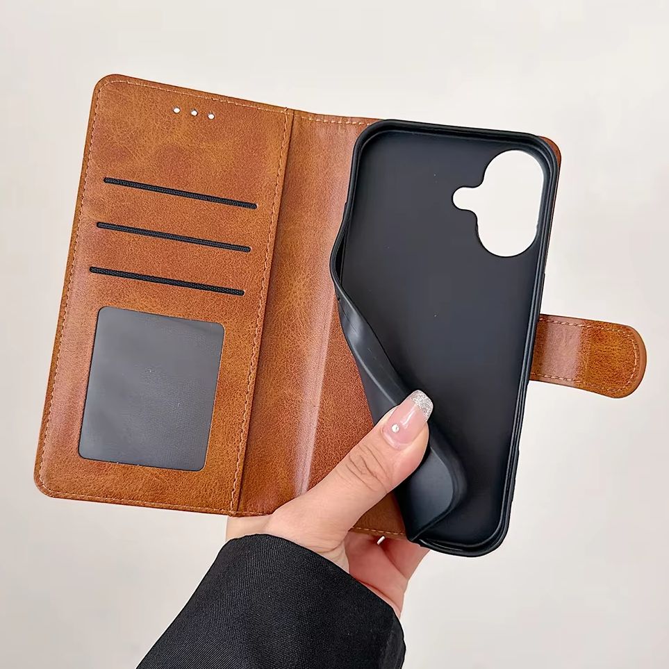 iPhone 17 E 16 15 14 13 12 11  - Leather Card Wallet incelemesi ve fiyatı
